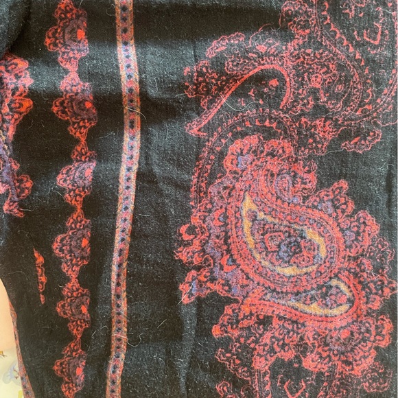 Boho flowy paisley beach summer pants - Picture 5 of 6